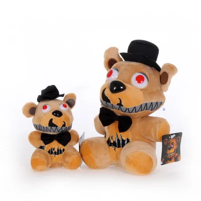 Горячая пять ночей у Фредди FNAF медведь Фредди кошмар спрингтап мангл Фокси Бонни брелок кулон подарок на день рождения плюшевые игрушки - Цвет: 08