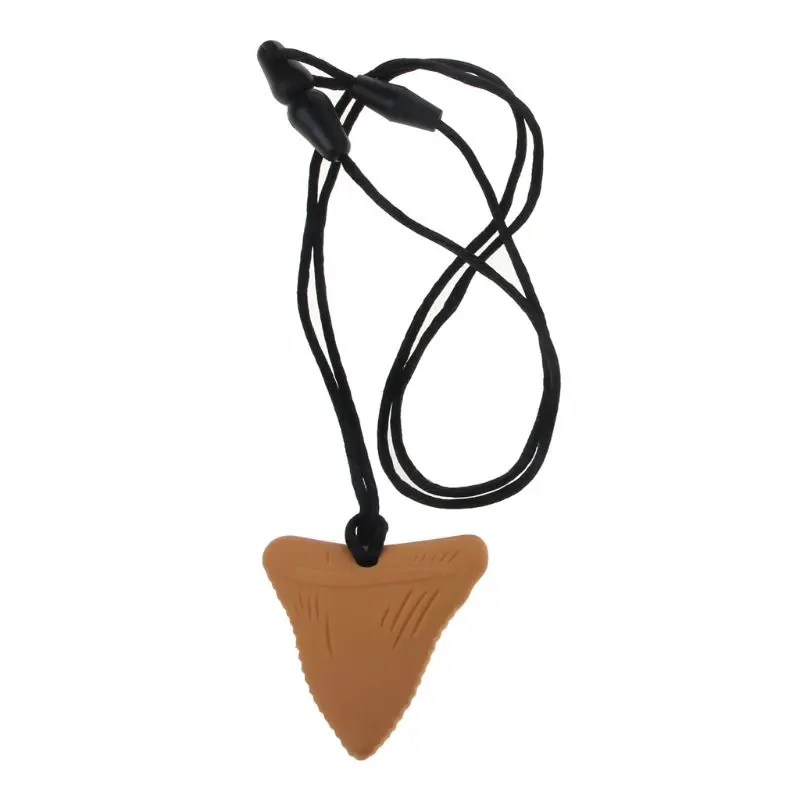 

Shark Tooth Baby Teethers Food Grade Silicone Beads Teether Teething Necklace For Teeth Rodent Teether Pendant Baby Products