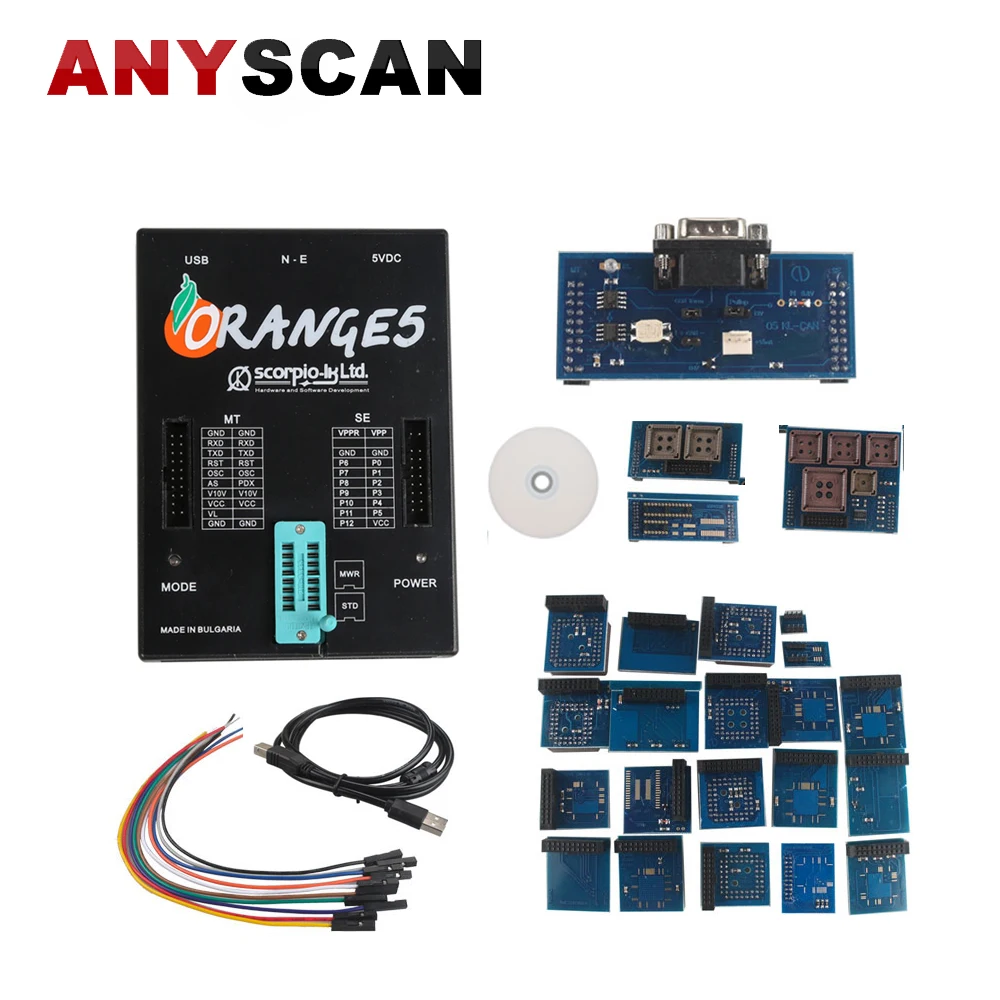 

OEM Orange5 Programmer English/Russian Orange 5 Professional Programming Device with Full Adapter + Enhanced Function Software