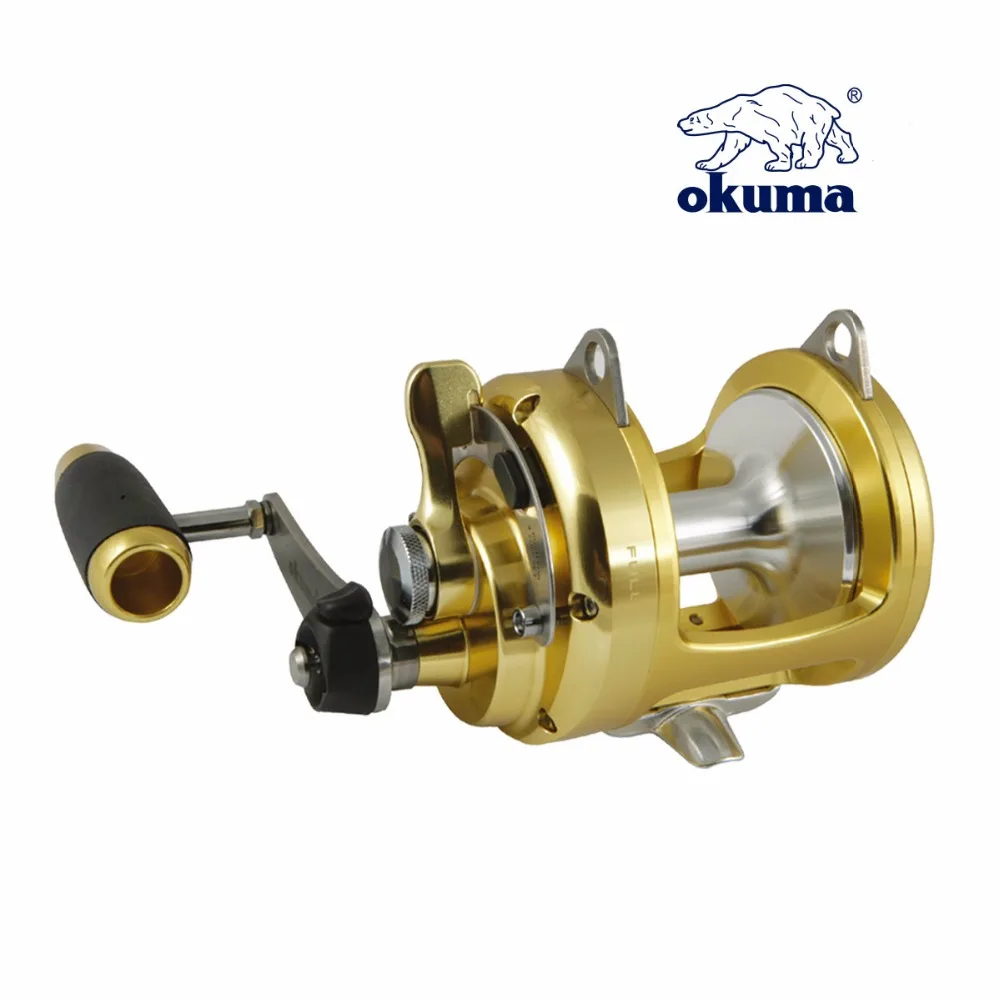  Okuma tg mdash TG-20II titus gold series drum wheel fishing round deep sea fishing reel boat