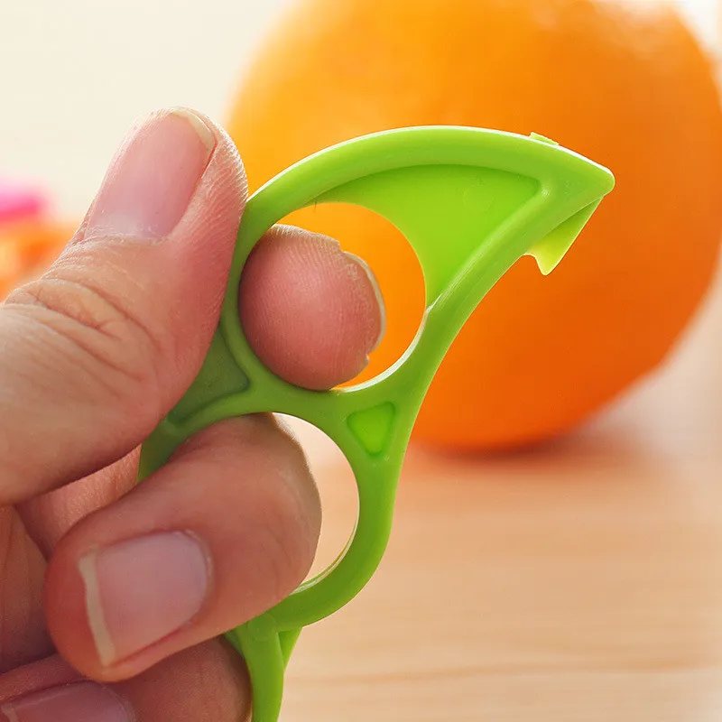 

20PCS Random Color Mouse Shape Lemon Fruit Opener Orange Peeler Cutter Remover Kitchen Gadgets Lemon Grapefruit Fruit Slicer