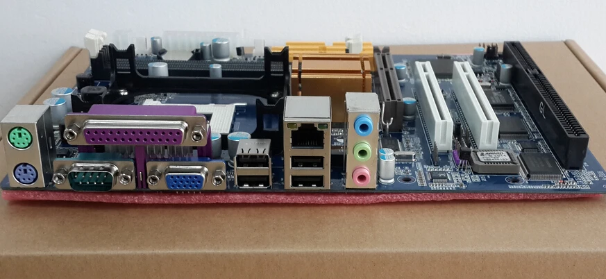 845GV с одной планкой Поддержка Socket 478 CPU 2 слота PCI бортовой VGA LAN звук фотография|socket
