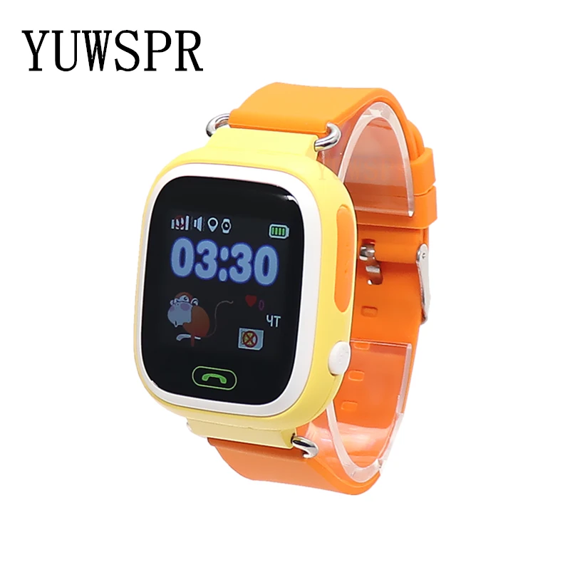 kids GPS tracker Watches WIFI GPS LBS SOS call location Device Anti-Lost touch screen Monitor Baby children smart watch Q90 G72