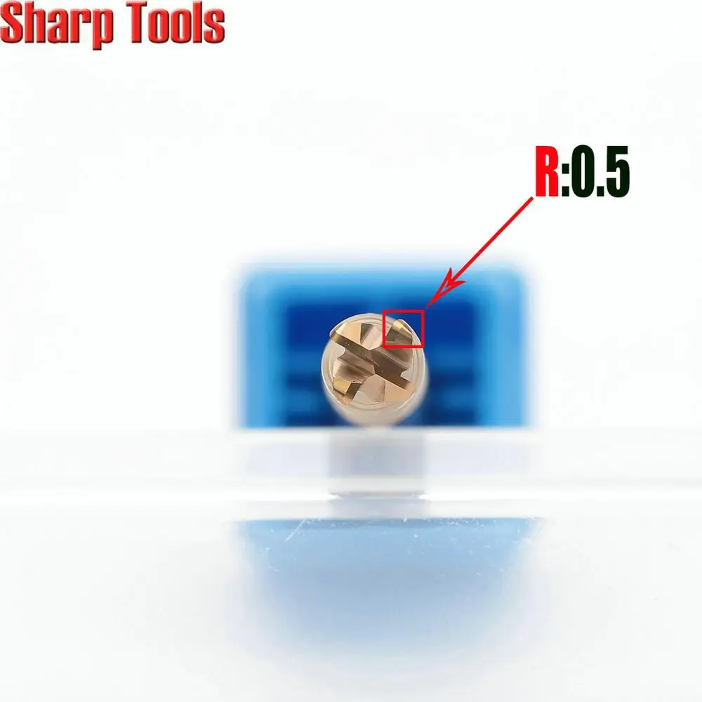 RedLine Tools Round Shank Type REA5371 Single End Corner Radius Carbide End Mill .7500 5 Flute 1.1250 LOC .0300 Radius 4.0000 OAL 3/4 Amorphous Diamond Coated Coated RedLine Tools Round Shank Type REA5371 Single End Corner Radius Carbide End Mill .7500 5 Flute 1.1250 LOC .0300 Radius 4.0000 OAL 3/4 Amorphous Diamond Coated Coated