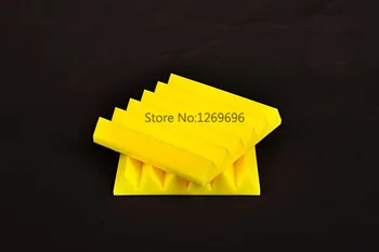 

Wedge Foam Sound Proofing in Yellow Acoustic Sound Barrier Foam Square 50cm X 5cm Panel