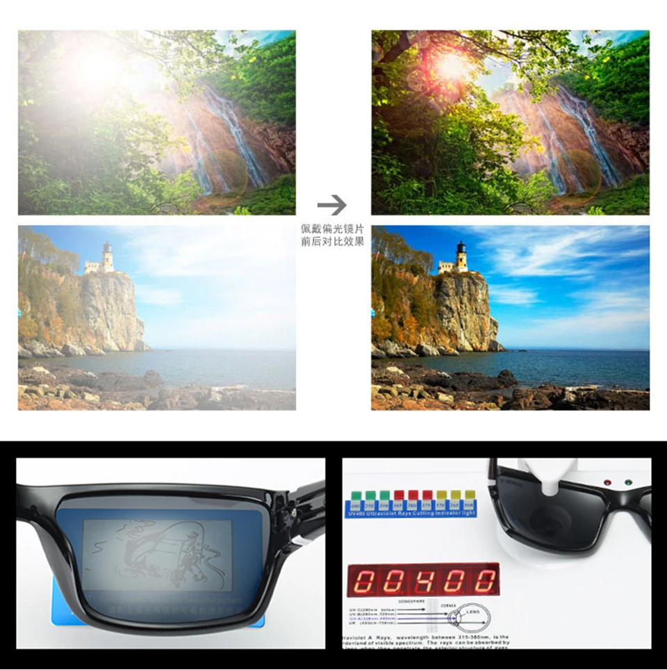 ALIKIAI 2018 luxury brand sports sunglasses men new fashion outdoor polarized sunglasses  driving travel cat eye UV400  (2)