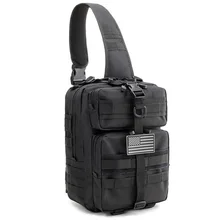 Military Tactical Assault Pack Sling Backpack Army Molle Nylon Waterproof Rucksack Bag for Outdoor Hiking Camping Hunting tactical sling bag pack military rover shoulder sling backpack molle assault range bag edc bag day pack with usa tactical flag