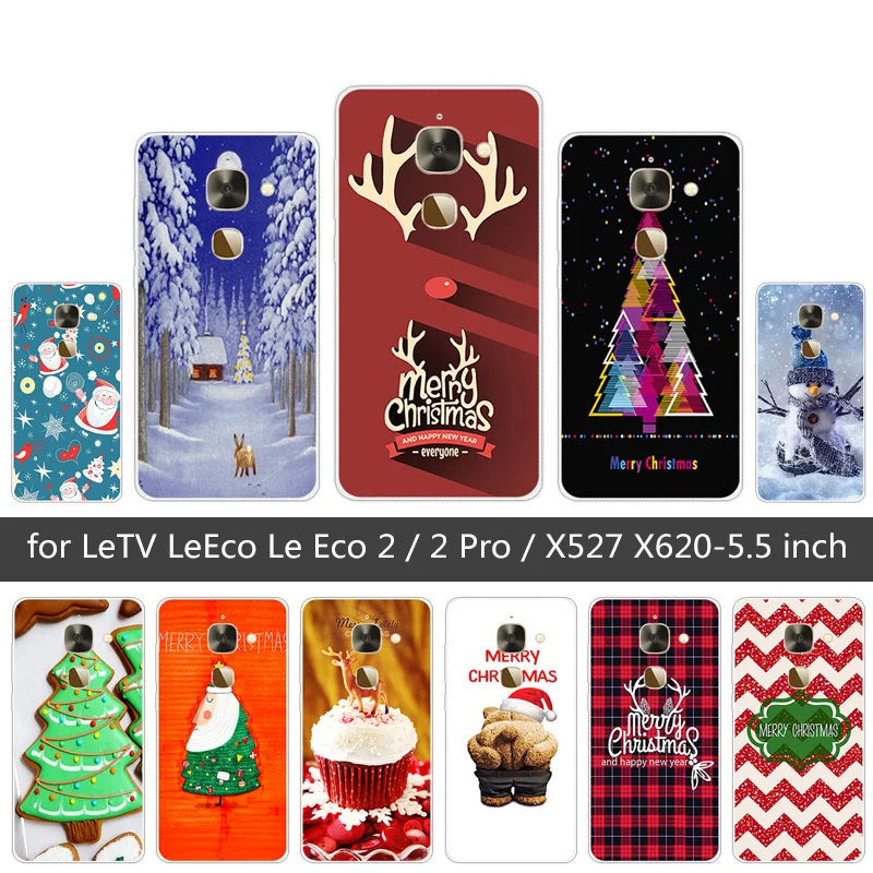 Для Letv LeEco Le Eco 2/2 Pro чехлы для телефонов X527 X620 силиконовые Рождественские Чехлы |