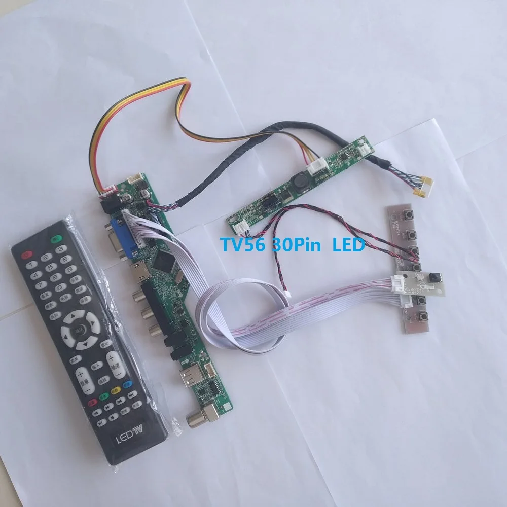 

kit for G121SN01 V4 VGA HDMI Controller board LED LVDS 20pin USB LCD TV AV Panel monitor 12.1" DIY CVBS 800X600