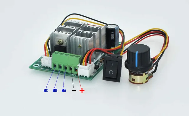 pizarra BLDC Three Phase Brushless Sensorless Motor
