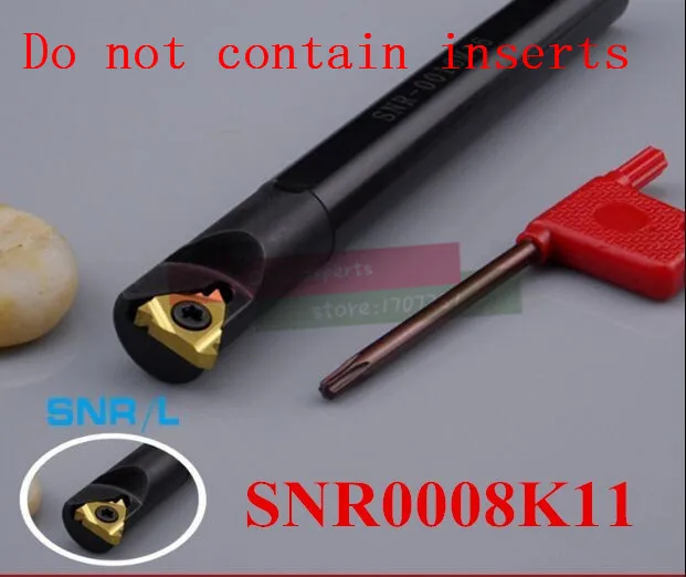 

SNR0008K11 ЧПУ Инструменты для внутренней обточки, карбидная вставка для инструментов для внутренней резьбы, токарные станки, набор токарных инструментов, держатель