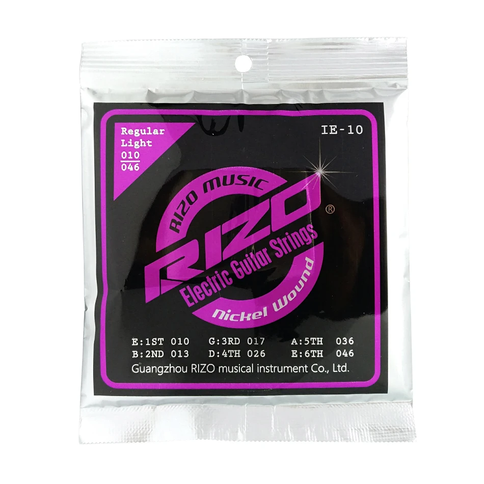 Nueva Marca rizo eléctrico Guitarras encadena un conjunto 1st-6th Guitarras ra cuerdas Corea hecho hexangular núcleo de acero níquel herida Nueva Marca rizo eléctrico Guitarras encadena un conjunto 1st-6th Guitarras ra cuerdas Corea hecho hexangular núcleo de acero níquel herida