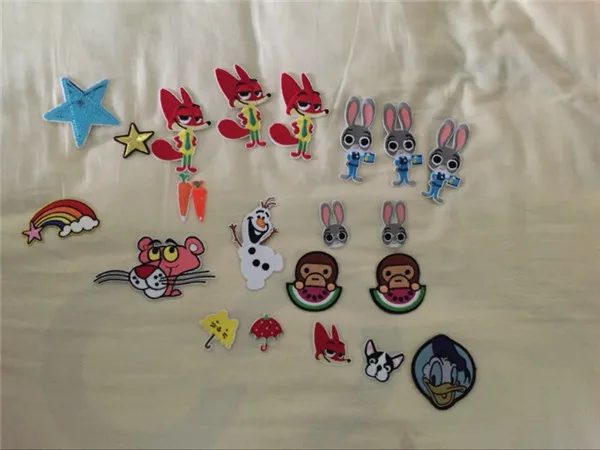 Zootopia Nick and Judy Cartoon stickers Iron on Cloth Patches - Buyers Show 3