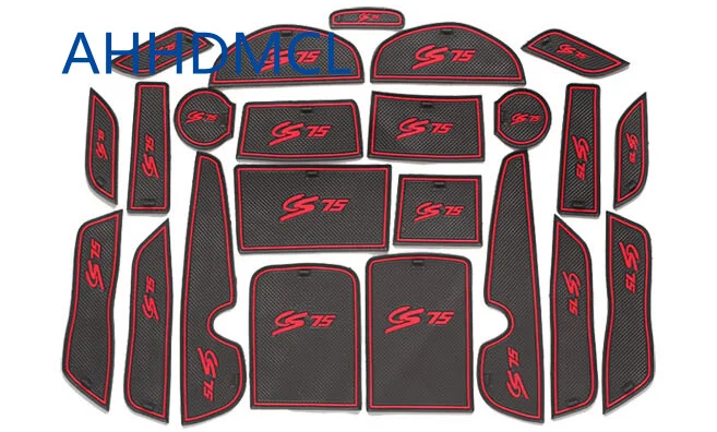 

Car Anti-Dirty Pad Door Groove Gate Slot Cup Armrest Storage Pad Anti-Slip Mat For CHANA Changan CS75 2013 2014 2015 2016
