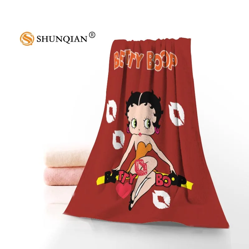 Betty Boop полотенце s банные полотенца из микрофибры Путешествия, пляж, лицо полотенце на заказ креативное полотенце Размер 35 X75cm, 70X140 cm A8.8 - Цвет: 6