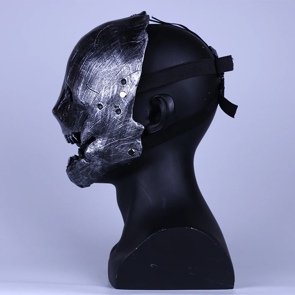 Resin Game Dead by Daylight Mask For The Trapper Cosplay Evan Macmillan Mask Cosplay Props Halloween Accessories (6)