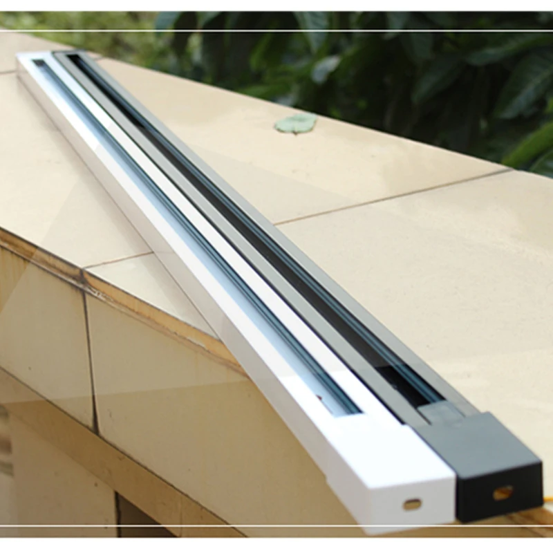 Canmeijia 2 قطعة 0.5 M Led أضواء المسارات المناسب الألومنيوم مصابيح كشاف صغيرة الحجم تركيبات نظام 2 سلك العالمي السكك الحديدية موصل ل لمبة عصرية