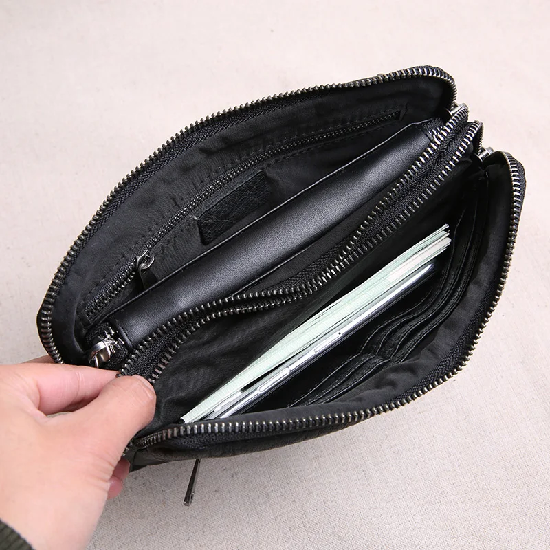 AETOO Men's trend head layer leather retro hand-picked bag, hand-made large-capacity multi-functional business hand bag