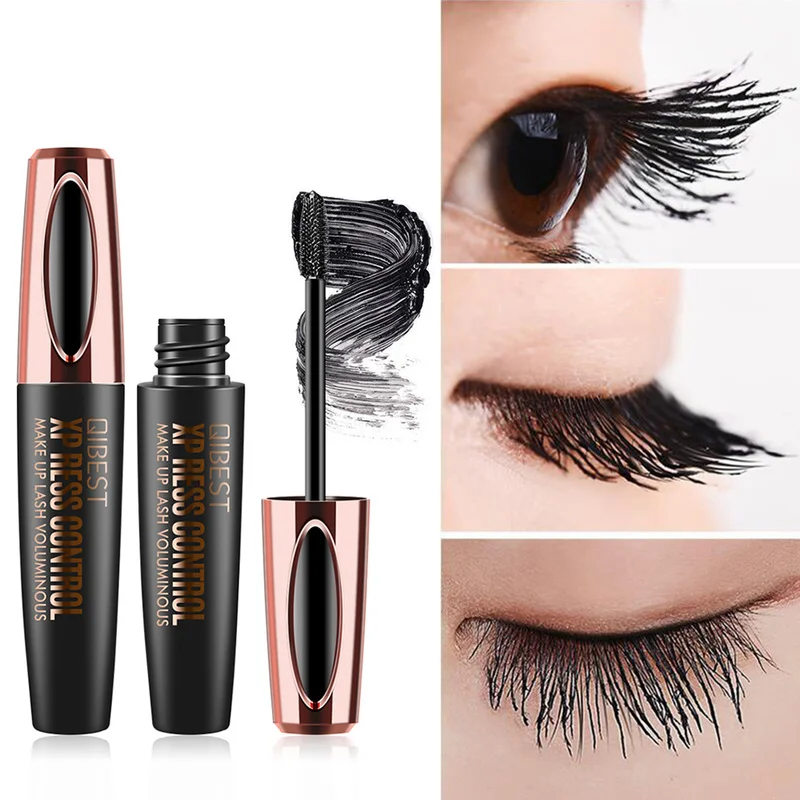 

QIBEST Eyelash Mascara Tubes 4D Makeup Eyelash Mascara Cosmetics Makeup Silk Fiber Lash Extension Lash 4D Fiber Lash New TSLM1