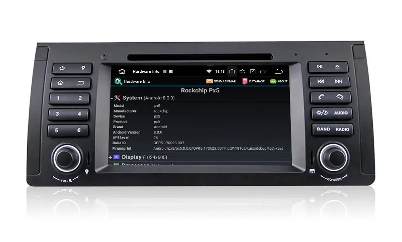 Discount Belsee Octa Core 4gb PX5 Android 8.0 Radio Multimedia Head Unit Car DVD Player GPS Navigation for BMW E39 M5 X5 E53 1996-2003 2