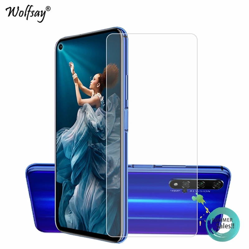 2 шт. Защитное стекло для экрана Huawei Honor 20 закаленное стеклянная пленка телефона