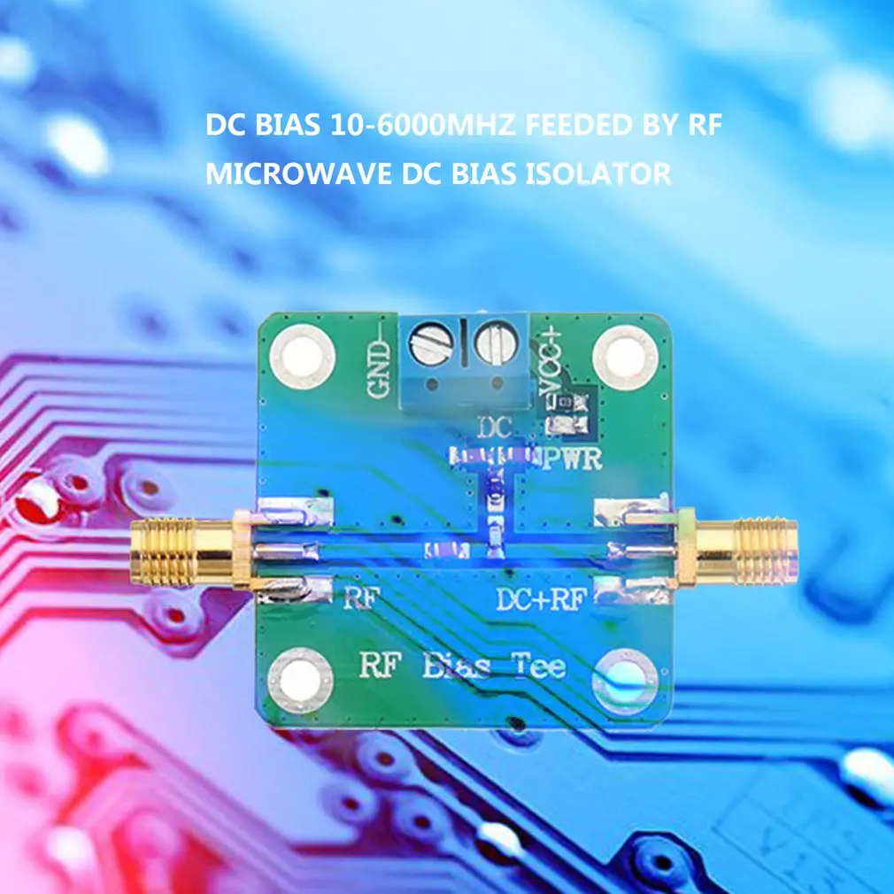 

Bias Tee Wideband 10-6000 Mhz 6Ghz For Ham Radio Rtl Sdr Lna Low Noise Amplifier
