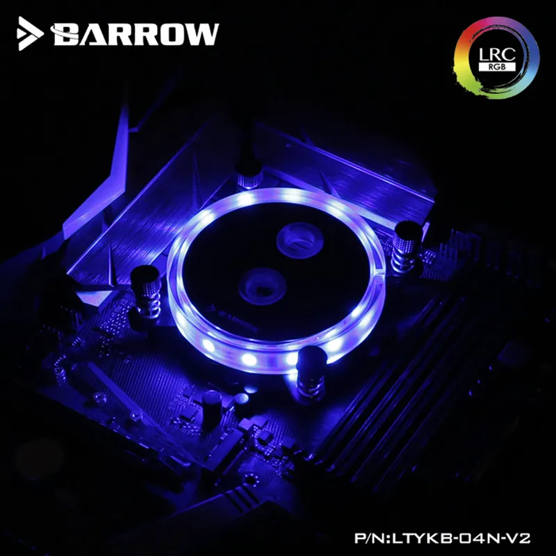Водяной блок Barrow CPU поддерживает гнездо Intel LGA 1150 1151 1155 1156/AM3 AM4 / 2011 X99 X299 Coper