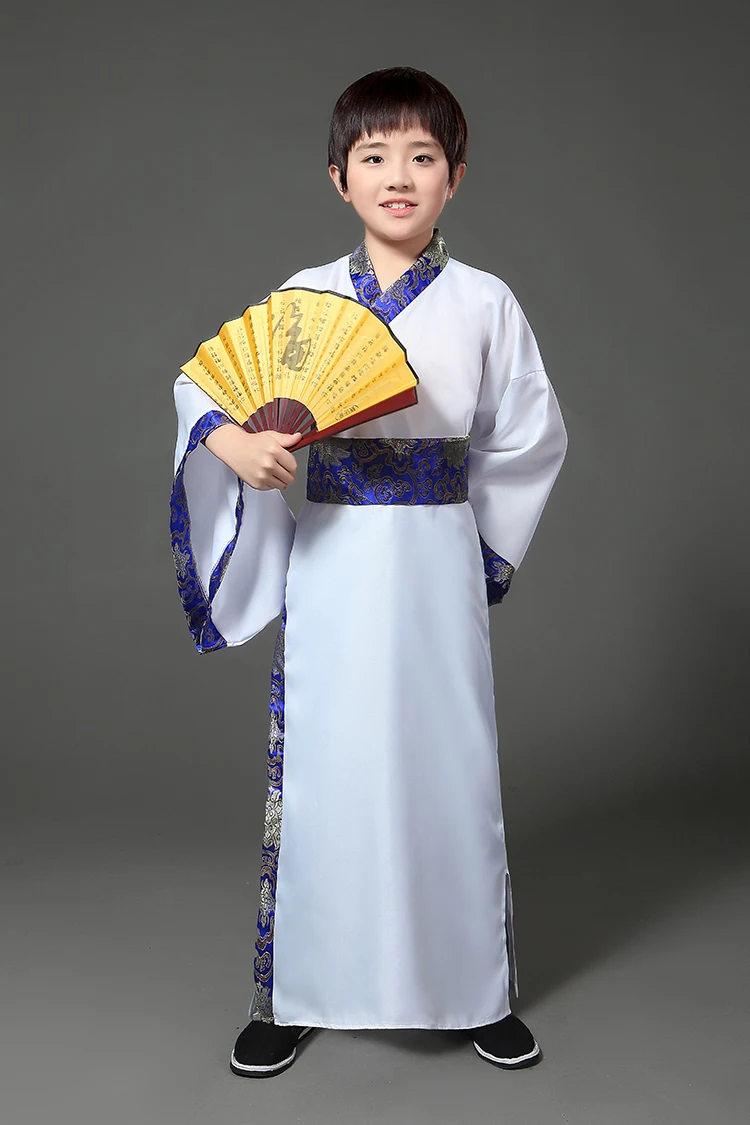 Традиционные Древние китайские народные танцевальные костюмы для мальчиков; Детские классические костюмы династии Тан; одежда hanfu; платье
