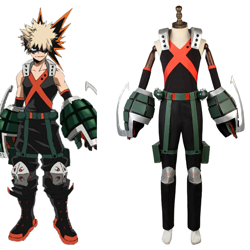 Cosplaydiy My Hero Academia Bakugou Katsuki Cosplay Costume HEROCOSTUME