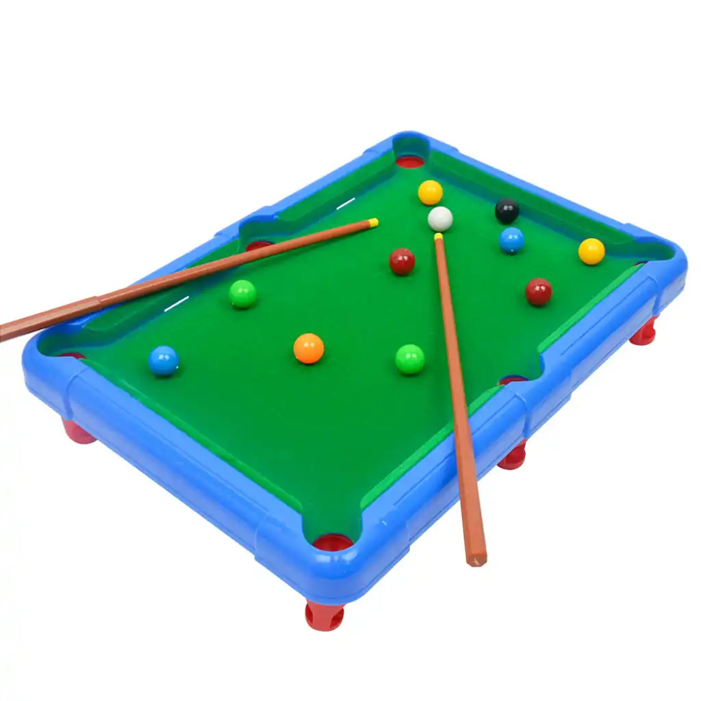 Mini Pool Table Set With Mini Pool Balls Cue Sticks Accessories