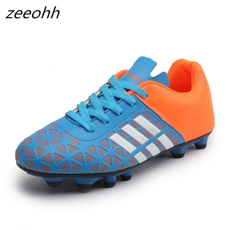 Zeeohh/уличные мужские футбольные бутсы для мальчиков; футбольные бутсы; детские бутсы; спортивные кроссовки; футбольные кроссовки; Прямая поставка