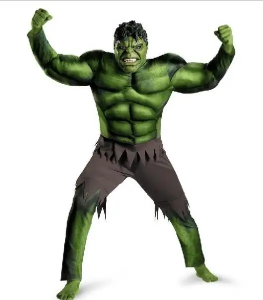 

Hot sale Hulk The Avengers Mascot Costumes Halloween Christmas Birthday Party Dress Costume