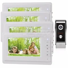 DIYSECUR 7 inch TFT Color LCD Display Video Door Phone Video Intercom Doorbell 700TVLine HD IR Night Vision Camera 1V4