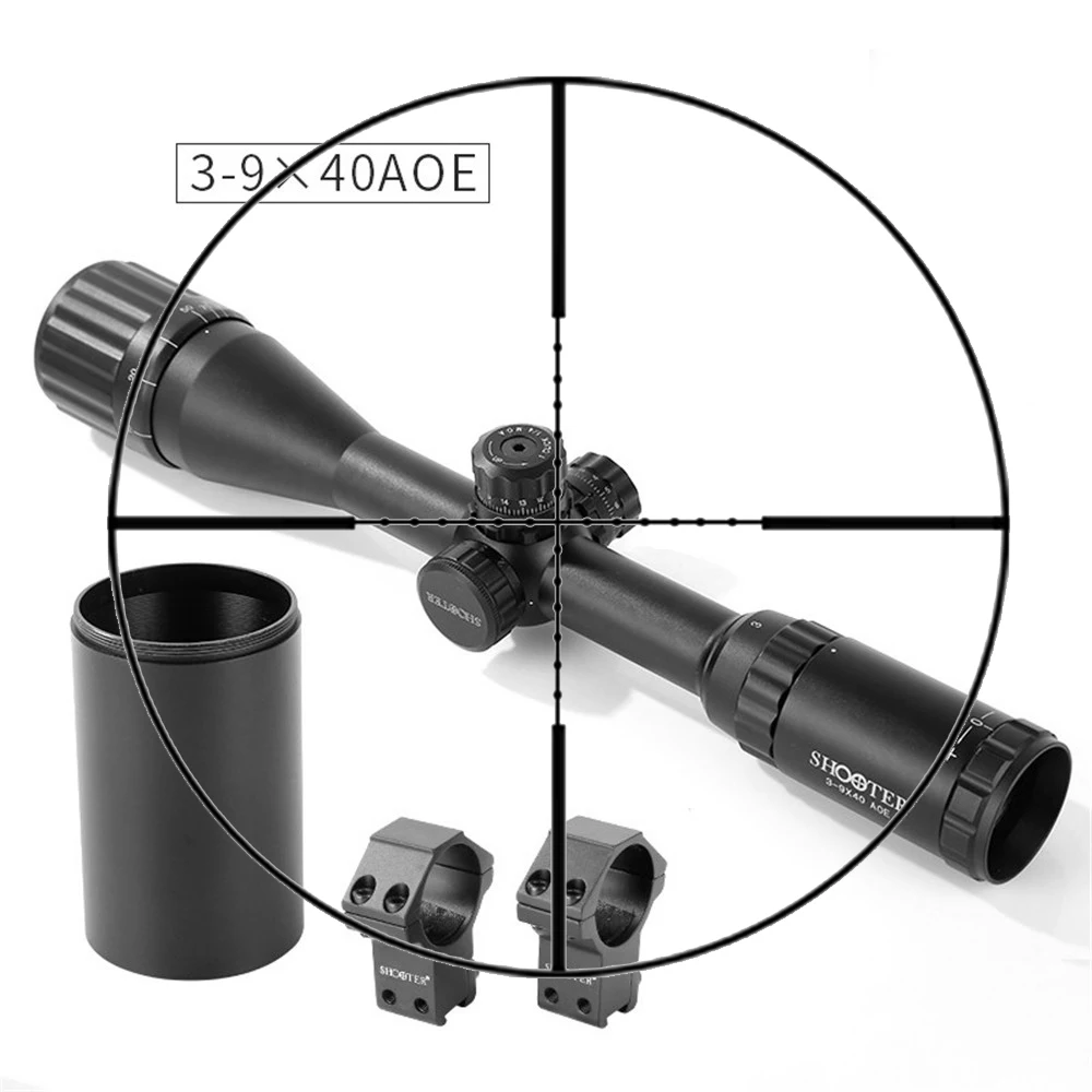 

Shooter Tactical ST 3-9x40AOE Rifle Scope With Light For Outdoor Hunting Shooting OS1-0347