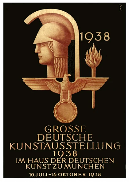 

Vintage Advertising Poster Great German Art Exhibit Classic Canvas Paintings Vintage Wall Posters Stickers Home Decor Gift