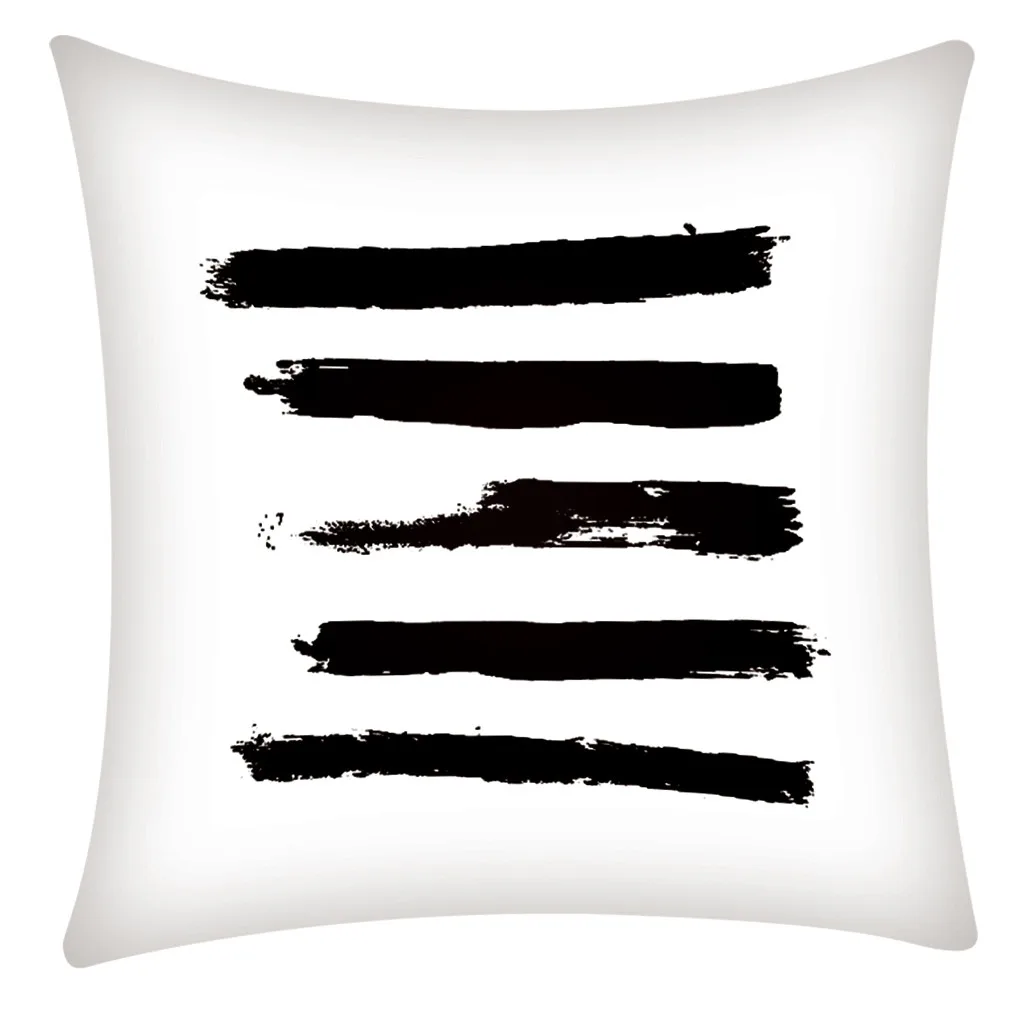 Gajjar наволочка для подушки черно-белая полиэфирная наволочка креативный узор Геометрическая художественная подушка чехол Прямая поставка