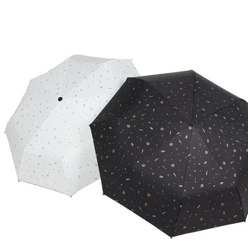 

High Quality Anti-UV Umbrellas Rain Women Ladies Folding Parasol sunny and rainy outdoor umbrella for Children female paraguas