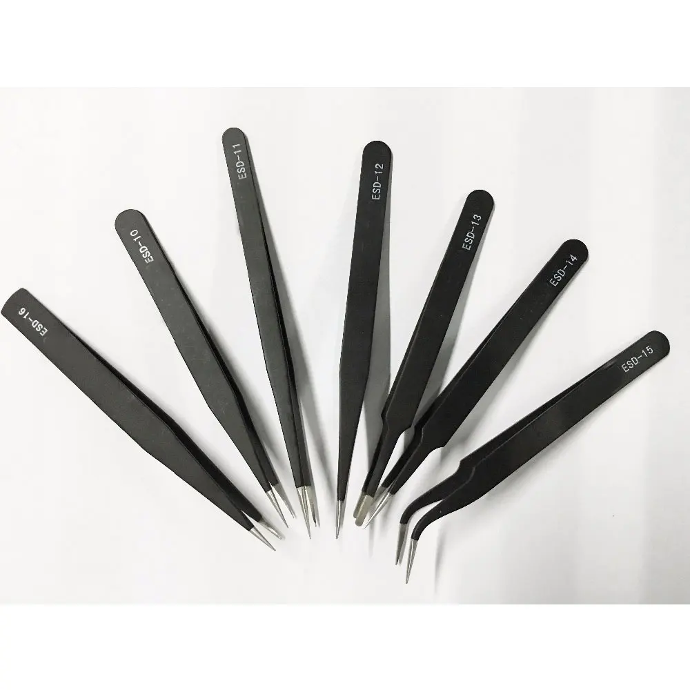 Антимагнитный антикоррозионный Пинцет ESD 1 шт. 12 13 14 15 16 17 14|tweezers|tweezers esdtweezer |