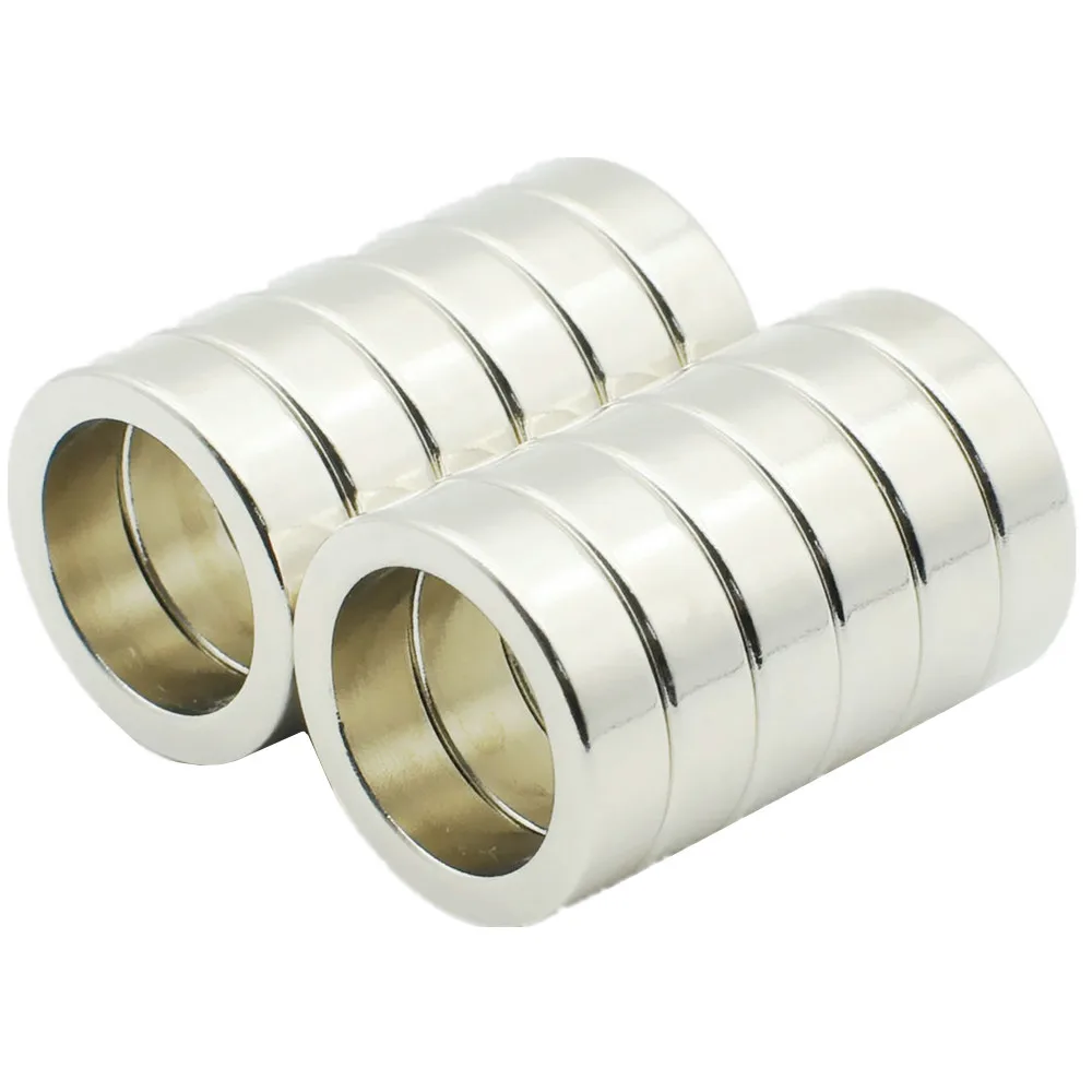 

NdFeB Magnet Ring OD 19x14x5 mm N52 Tube Strong Neodymium Permanent Magnets Tubes Rare Earth Industrial Magnets 12pcs/pack