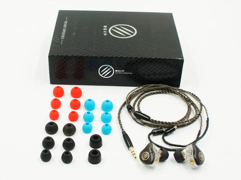 2018 BGVP DS1 2BA DD Dual Balanced Armature 1 Dynamic Driver Hybrid MMCX Audiophile IEMS HIFI Music Monitor In ear Earphones