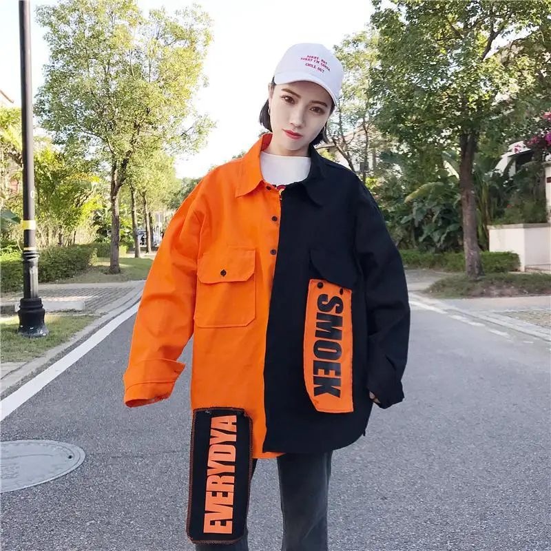 

2019 Winter Plus Velvet Lamb Hair Denim Jacket Hooded Big Fur Collar Cotton Coat Loose Thick Cotton Coat Dropshipping