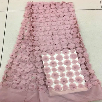 

VILLIEA French Net Lace Fabric 2018 Latest African Lace Fabric With Embroidery Mesh Tulle Lace Fabric High Quality Nigerian Lace