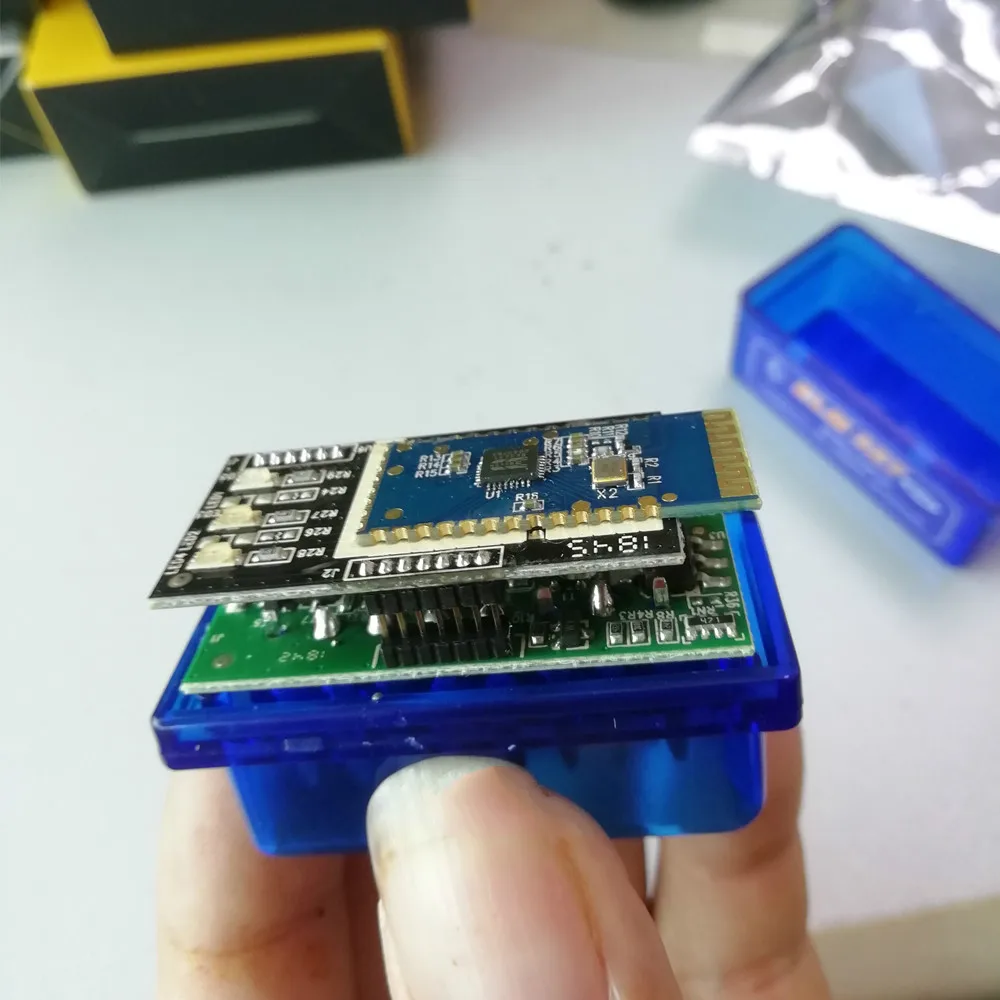 Mr Cartool автомобиль OBD2 2 II ELM327 EML 327 V1.5 Мини Bluetooth Авто ODB 2 программное обеспечение 12 видов общего CAN АВТОБУС двойной Bboard