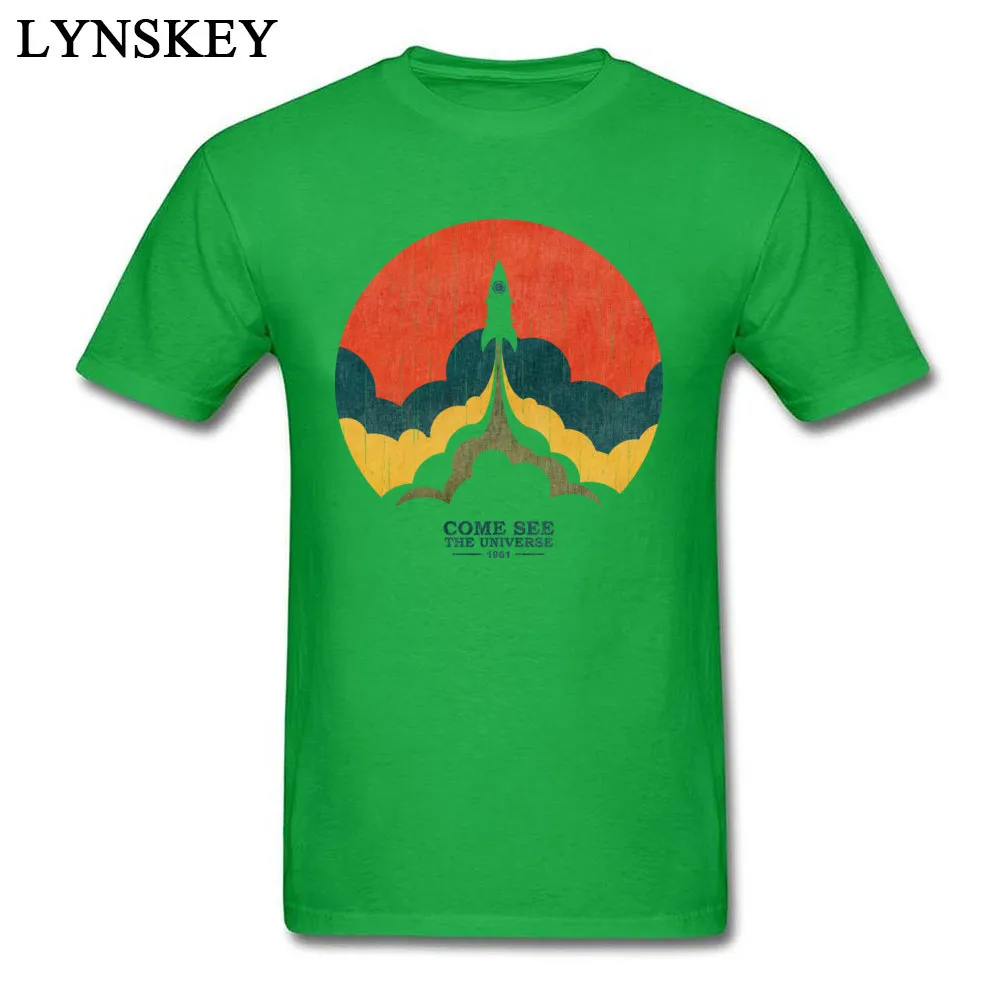 Fashion Men's T-Shirt O Neck Summer/Autumn Short Sleeve 100% Cotton Tops Shirt Up and Beyond Custom Clothing Shirt Top Quality Up and Beyond green