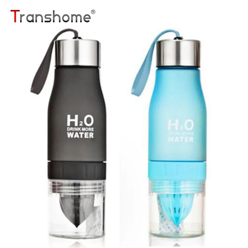 

Transhome Fruit Water Bottle With Infuser 650ml Lemon Juice Fruit Water Bottle Infuser Drinkware For Outdoor Portable Shaker