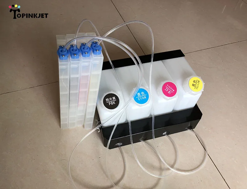 Mutoh Bulk Ink System with Vertical Cartridges 4 ink tanks+4 ink