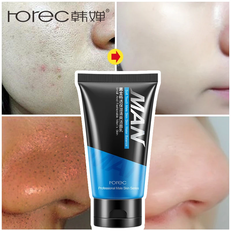 

ROREC Facial Pore Cleanser Moisturizing Blackhead Acne Facial Blackhead Remover Oil Control Whiten Skin Deep Cleansing For Men