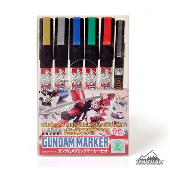 

Mr.Hobby GSI MrHobby GMS121 Gundam Metallic Marker Set for Hobby Model Paint Modeling DIY