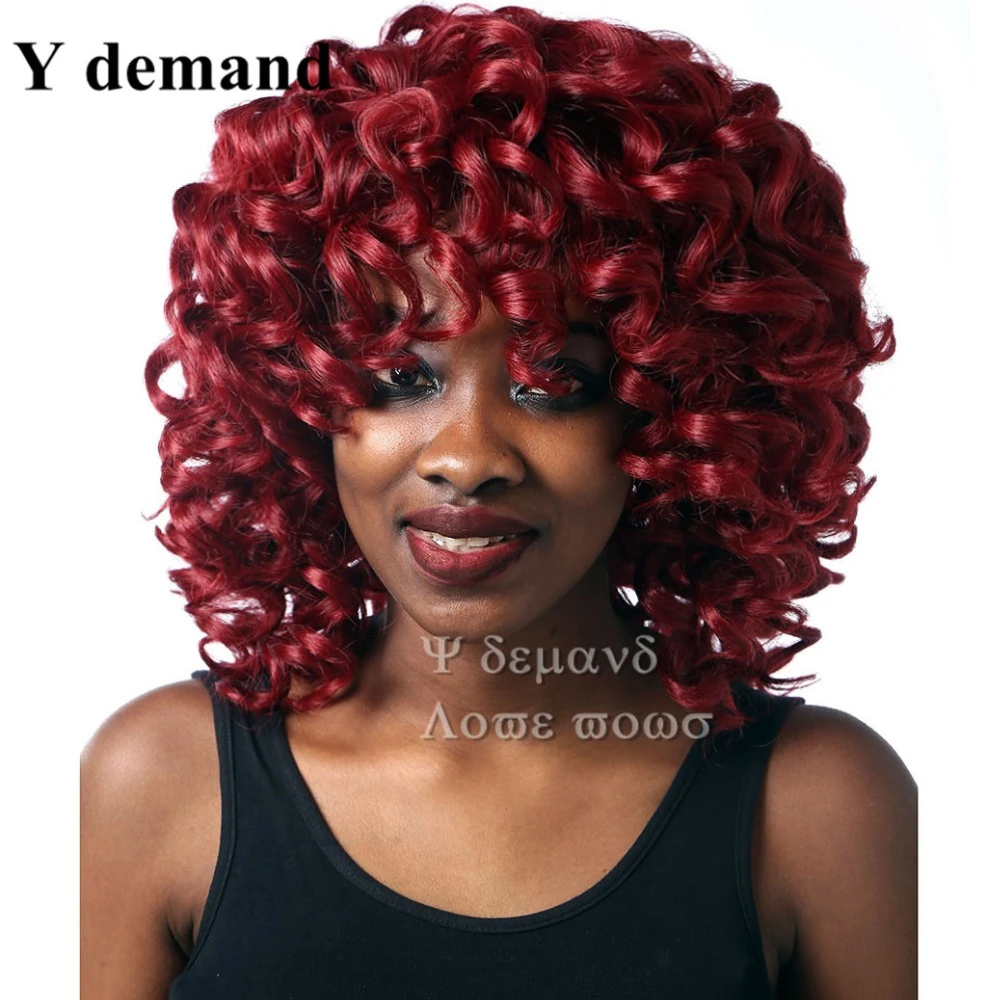 赤ワイン Rihanna Wig Freeパッケージ合成かつら有名人のヘアカットピクシーカットかつら安い床屋カット波状毛 Hair Color Hair Loss Hair Wigshair Wig Cap Aliexpress