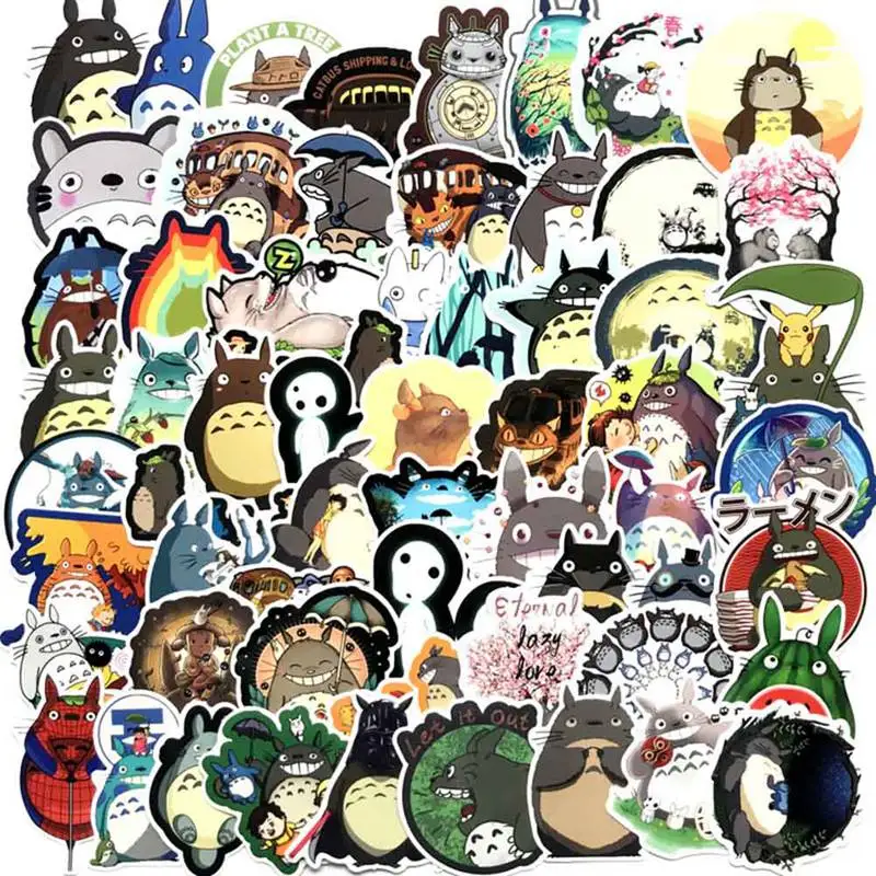 

110Pcs/Lot Japanese Movie Cute Animals Stationery Stickers For Decoration Laptop Notebook Luggage Fridge Skateboard